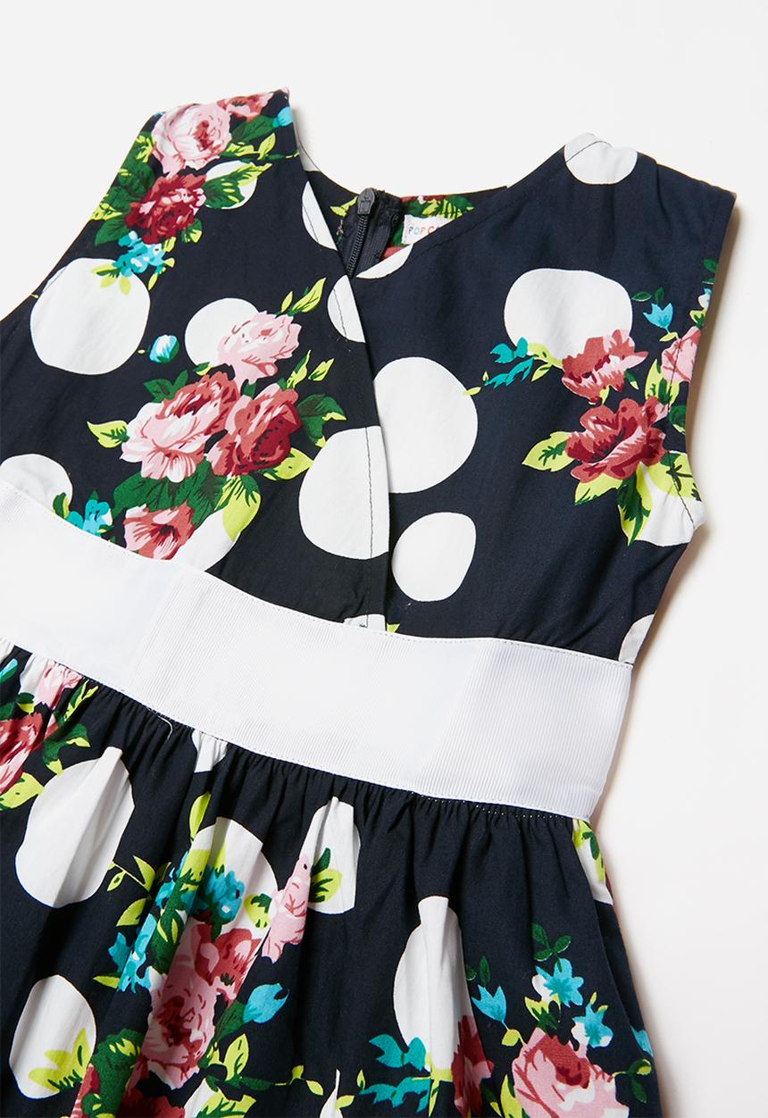 Pop Candy - Printed dress - navy