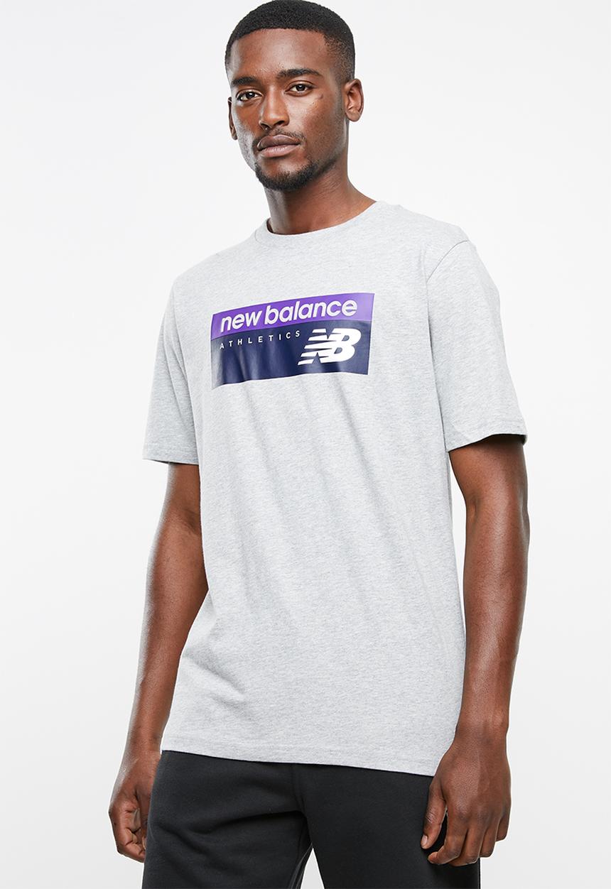 New Balance  - Archive banner tee - grey