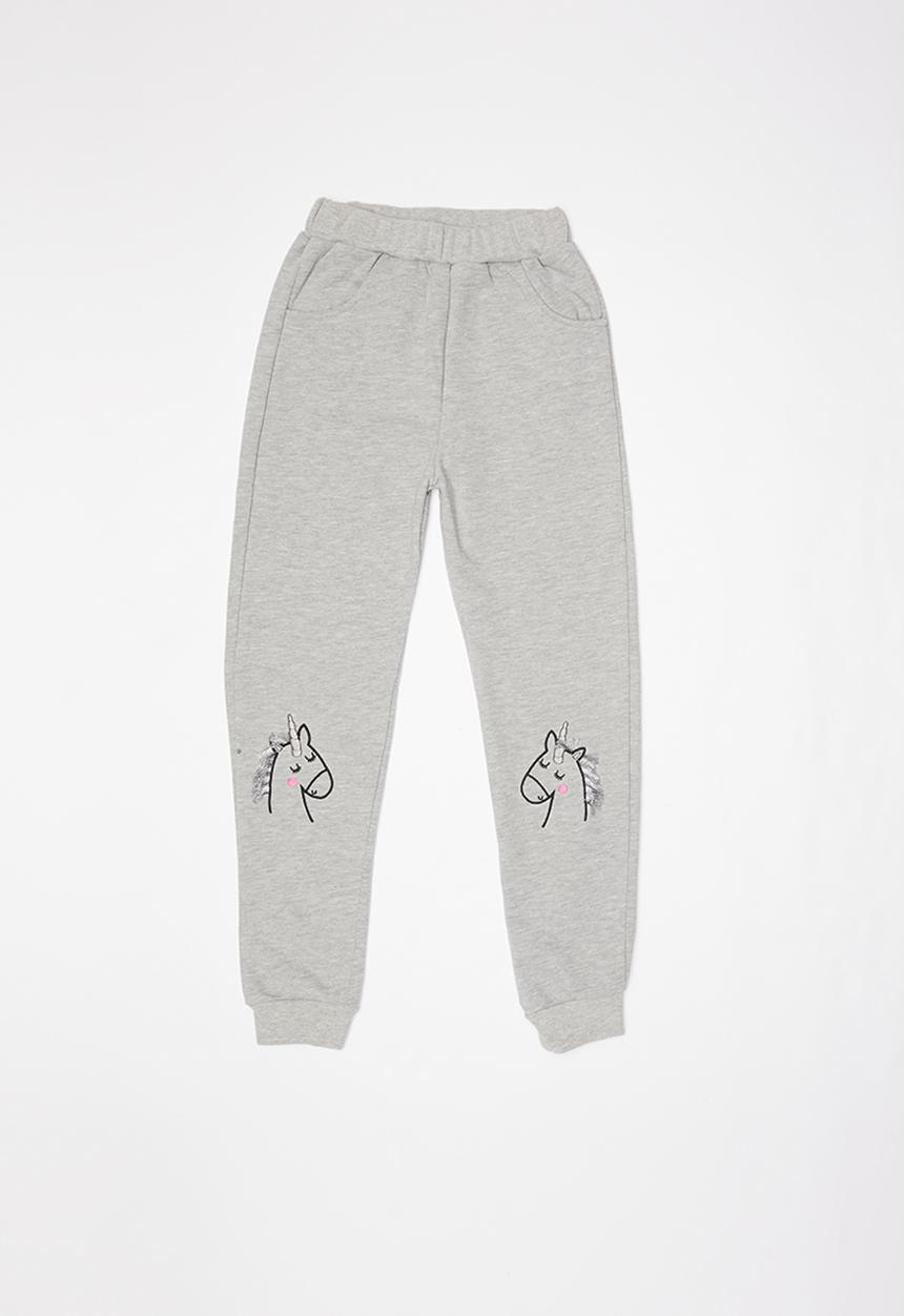 Pop Candy - Unicorn jogger - grey
