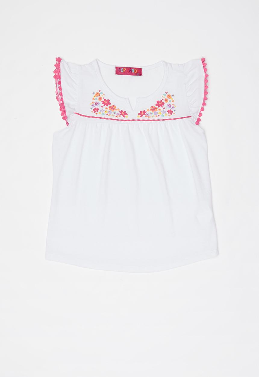 Pop Candy - Girls T-shirt - white