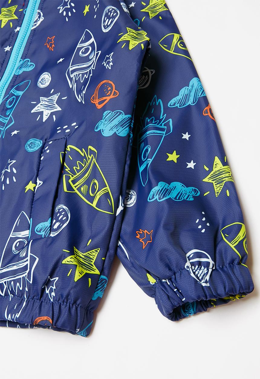 Pop Candy - Boys printed jacket - blue