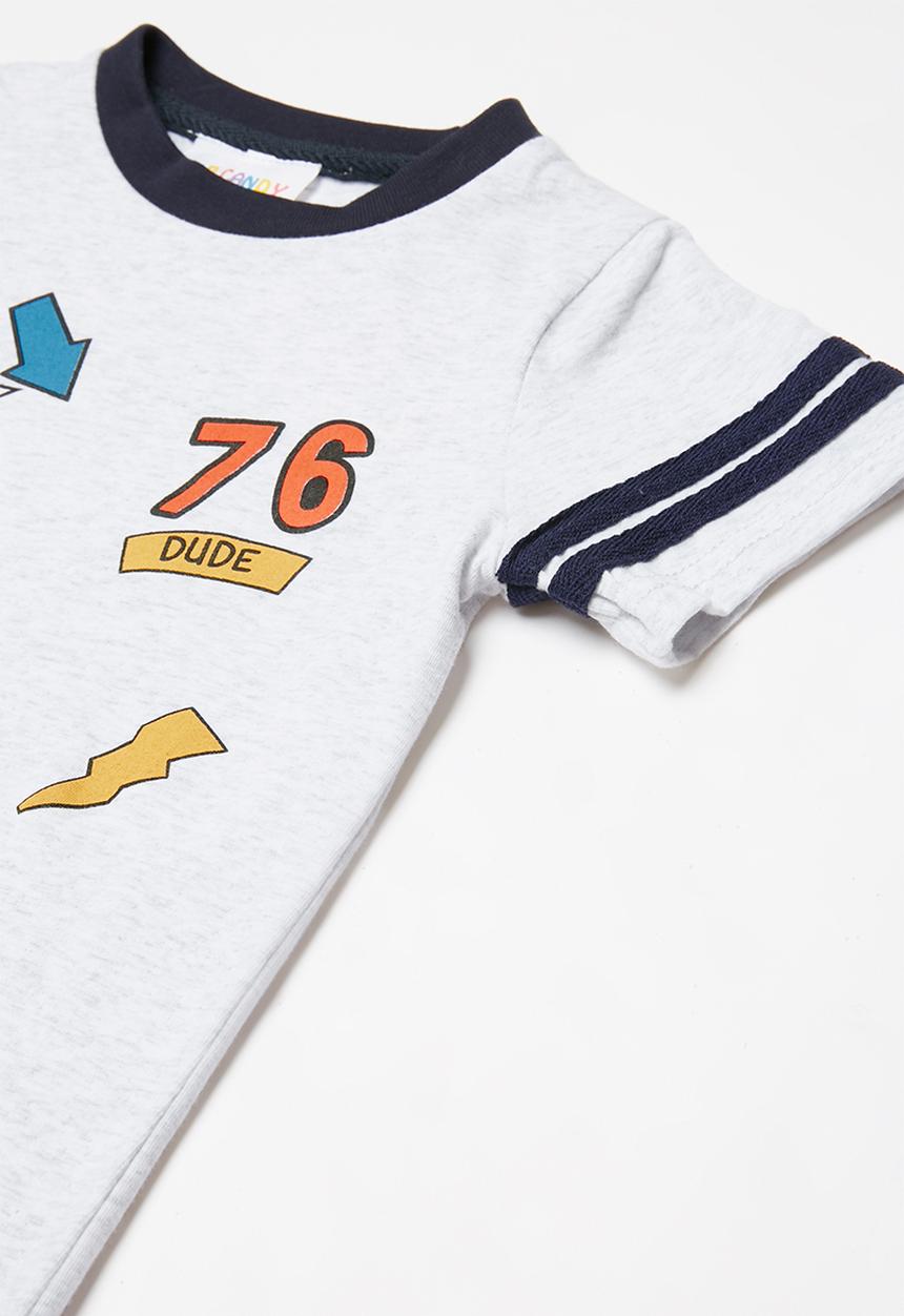 Pop Candy - Boys tee - grey