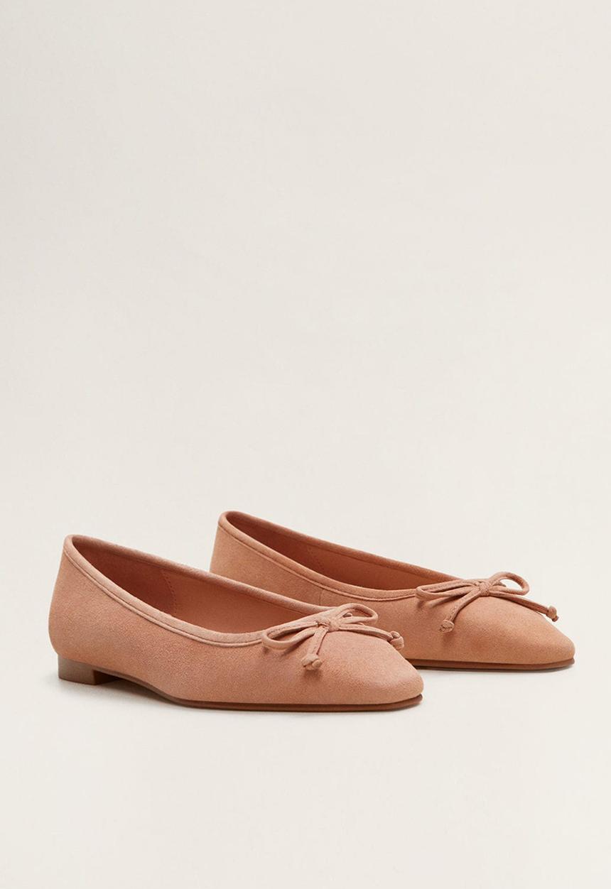 MANGO - Greta leather pump - pink