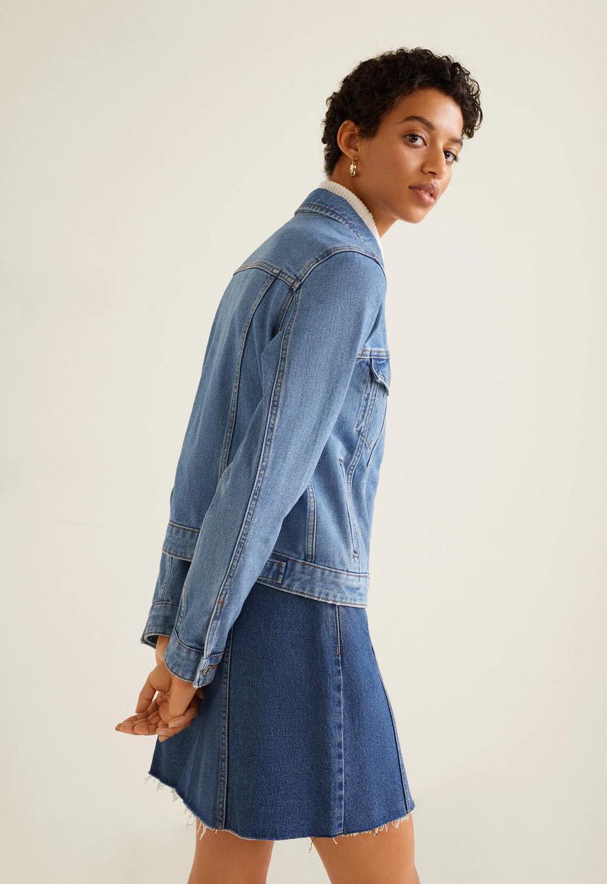 MANGO - Vicky denim jacket - blue