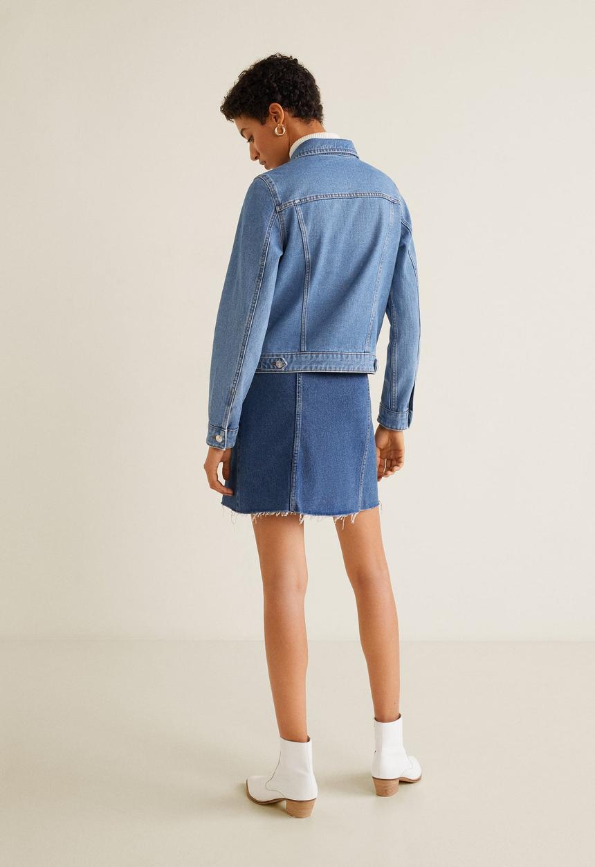 MANGO - Vicky denim jacket - blue