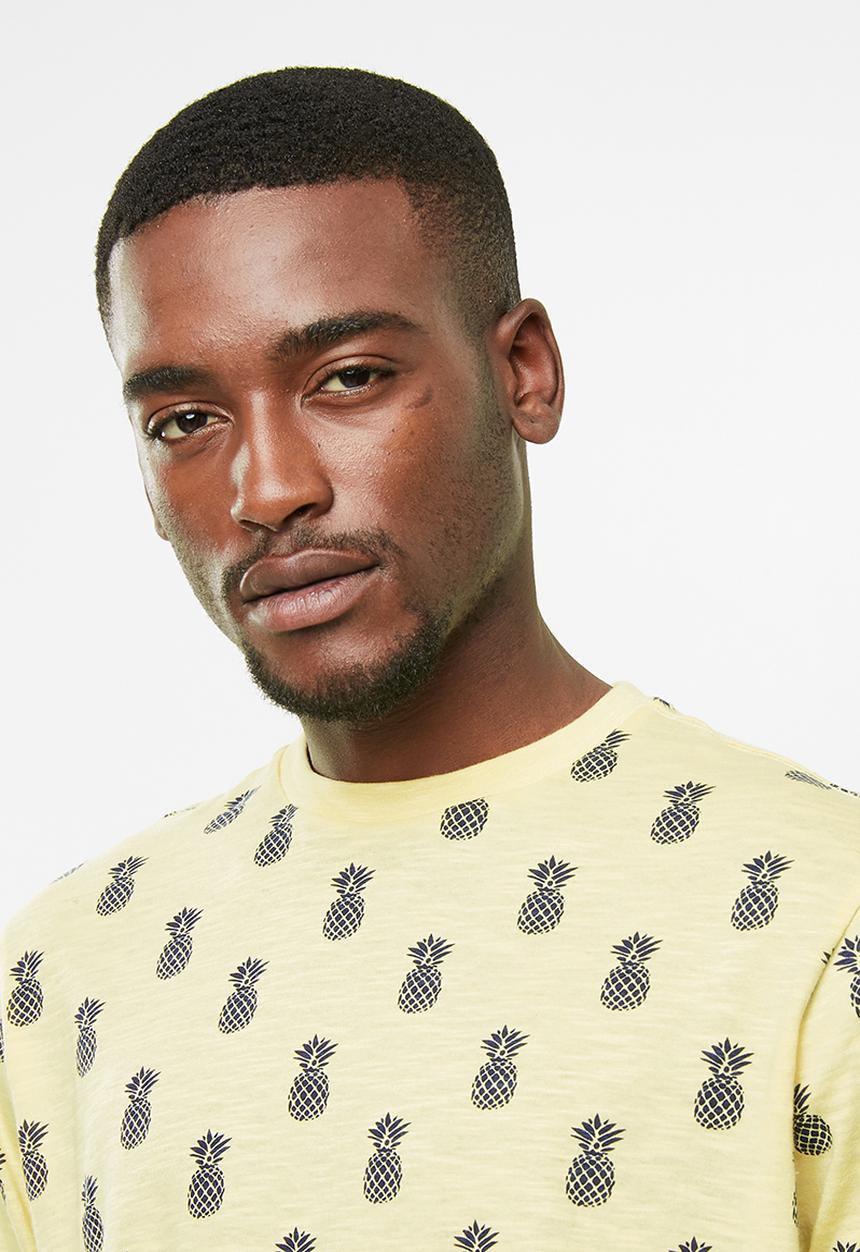 STYLE REPUBLIC - Holmes printed tee - yellow