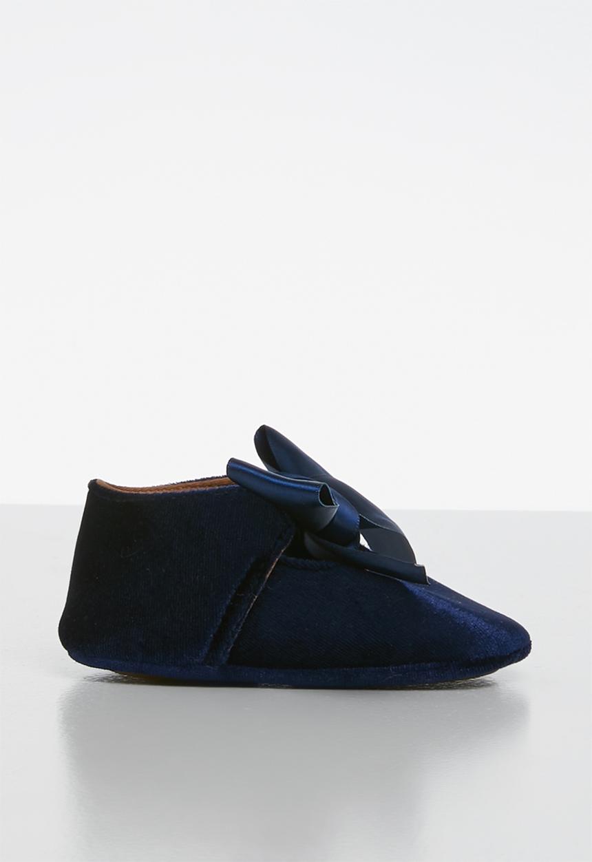 Pop Candy - Velvet pump - navy 
