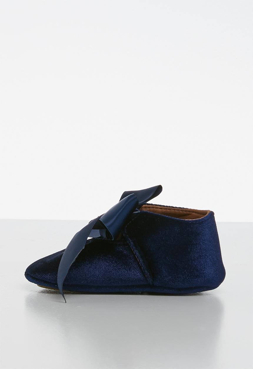 Pop Candy - Velvet pump - navy 