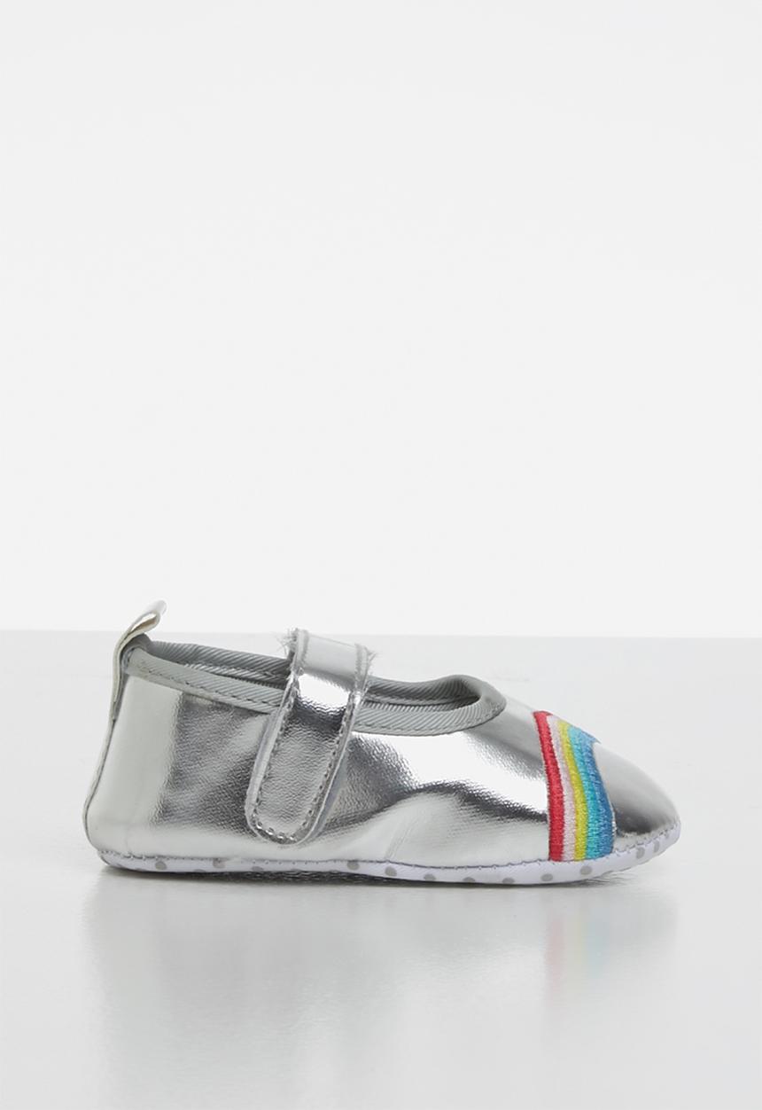 Pop Candy - Rainbow pump - silver 