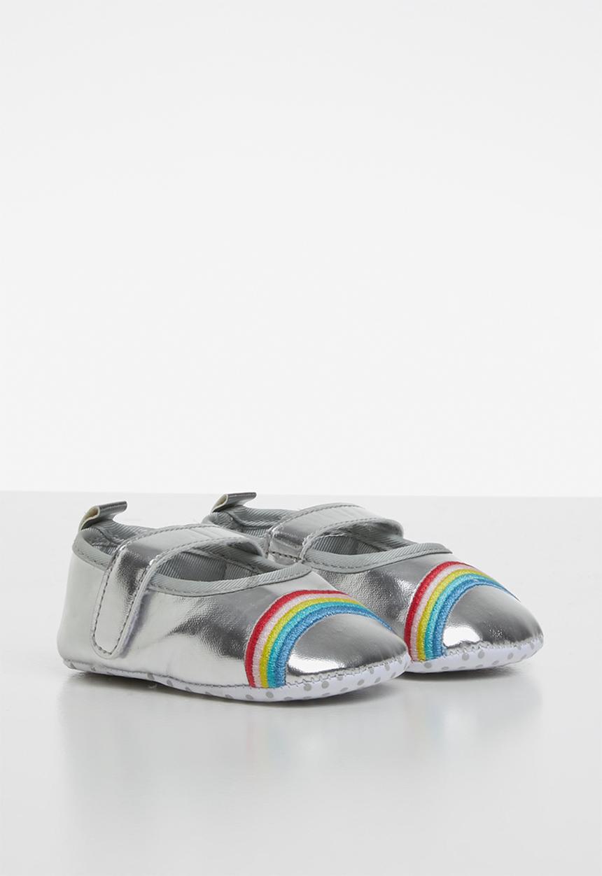 Pop Candy - Rainbow pump - silver 