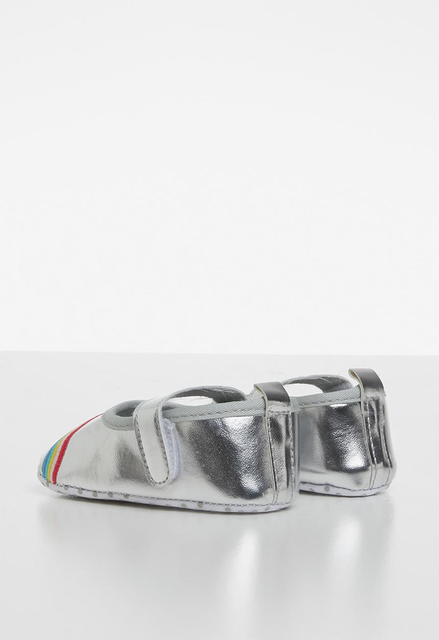 Pop Candy - Rainbow pump - silver 