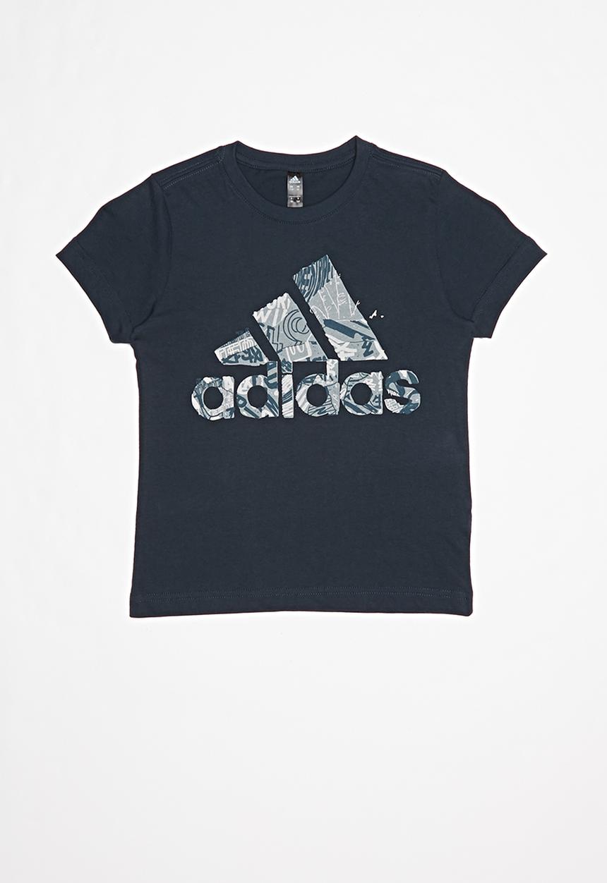 adidas Performance - Boys mh bos graphic 1 tee - navy