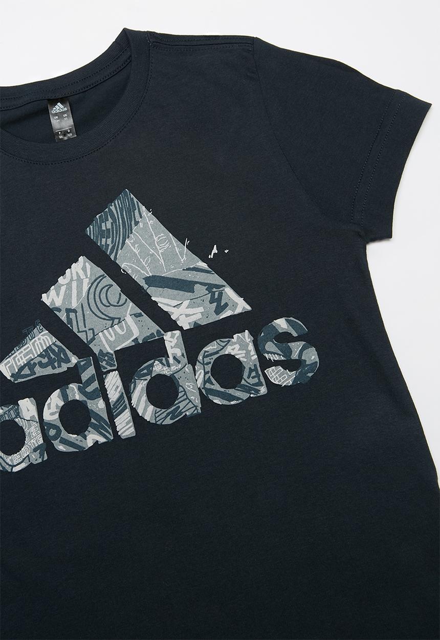 adidas Performance - Boys mh bos graphic 1 tee - navy
