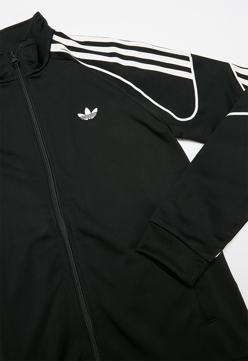 adidas Originals - Flamestrk tracksuit top - black & white