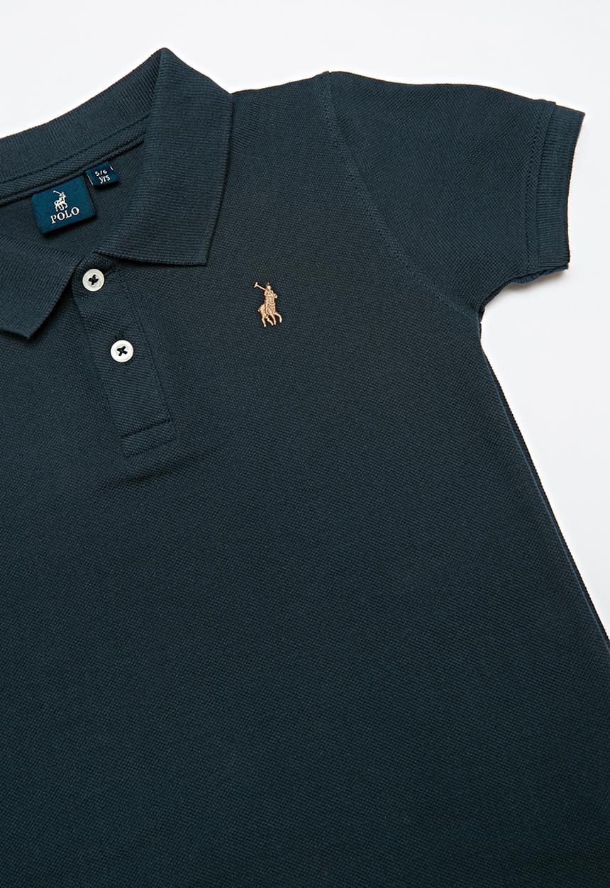 POLO - Boys austin classic short sleeve golfer - navy