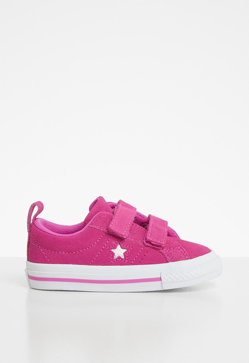 Converse - Kids One Star 2v ox sneaker - active fuchsia