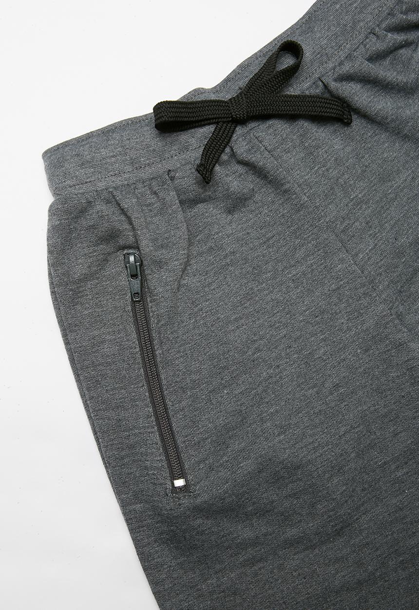 Rebel Republic - Elasticated shorts - charcoal