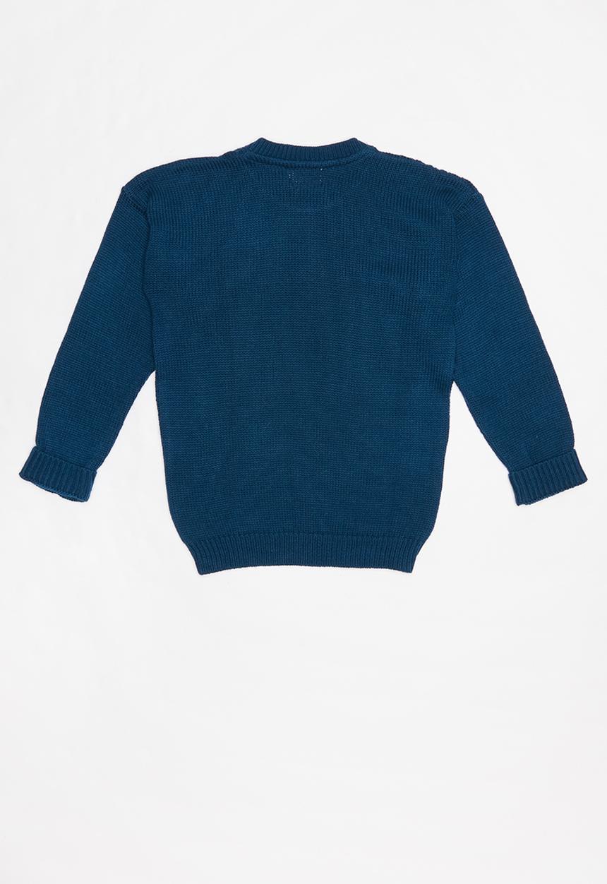 Rebel Republic - Teens rib knit - blue