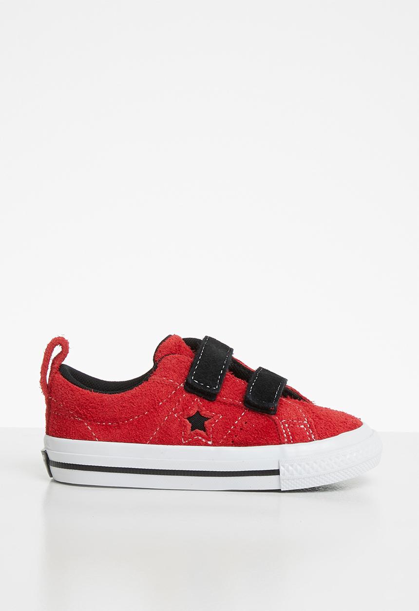 Converse - One Star 2v ox - enamel red/black/white