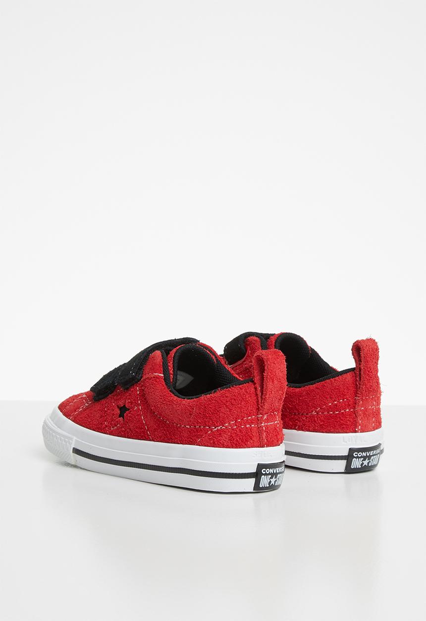 Converse - One Star 2v ox - enamel red/black/white