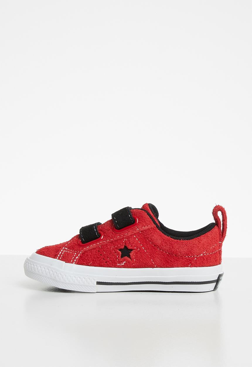 Converse - One Star 2v ox - enamel red/black/white