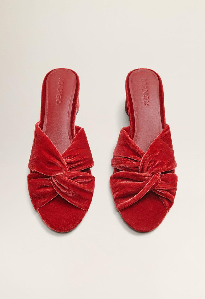 MANGO - Victoria heel - red