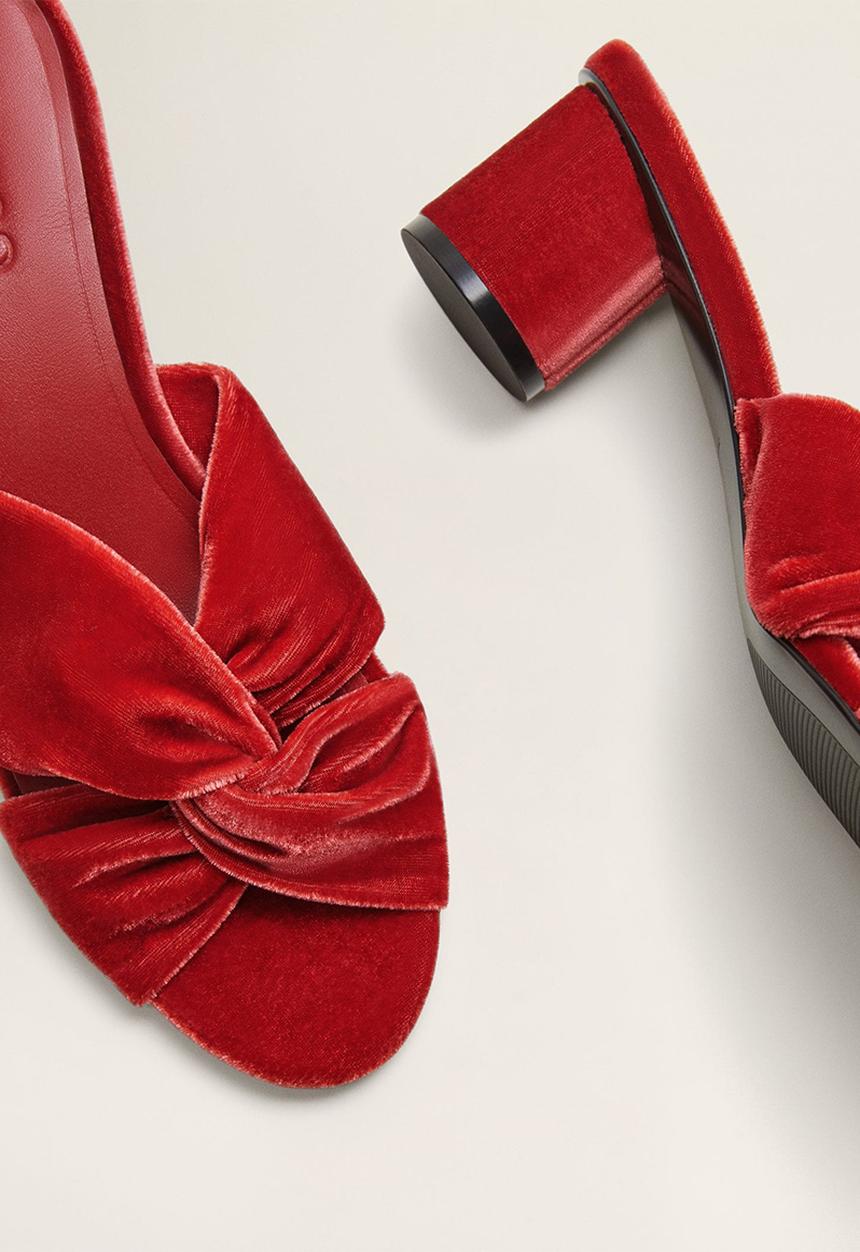 MANGO - Victoria heel - red