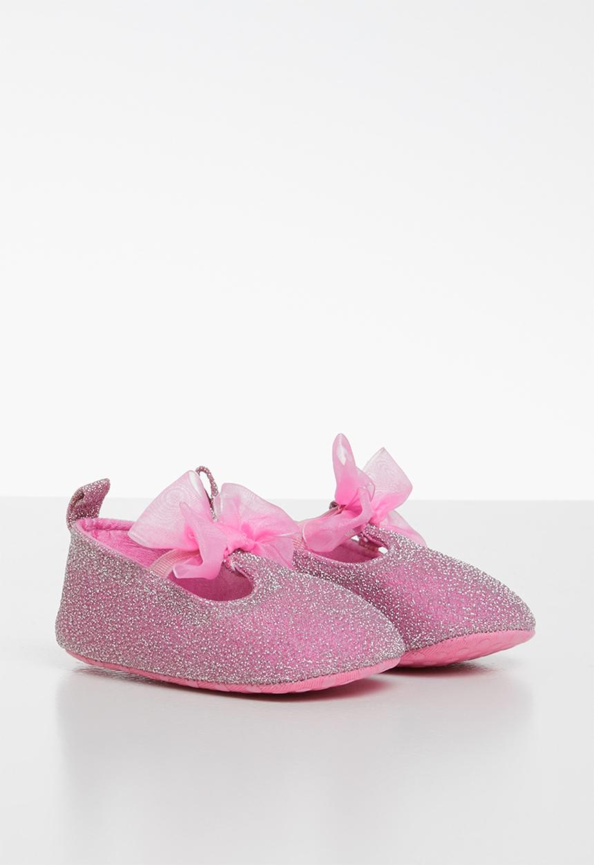 Pop Candy - Glitter pump with bow - pink