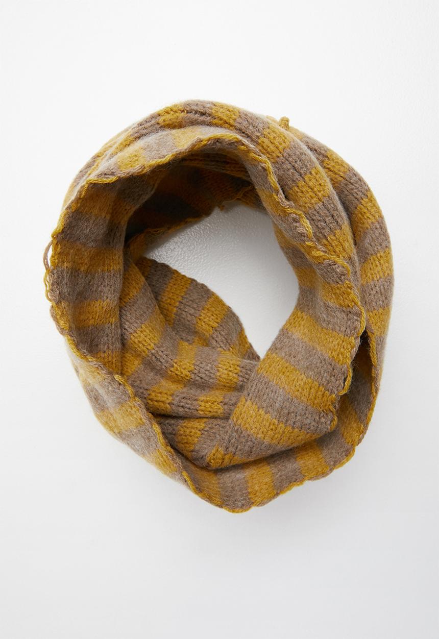 Pop Candy - Kids snood - yellow & beige