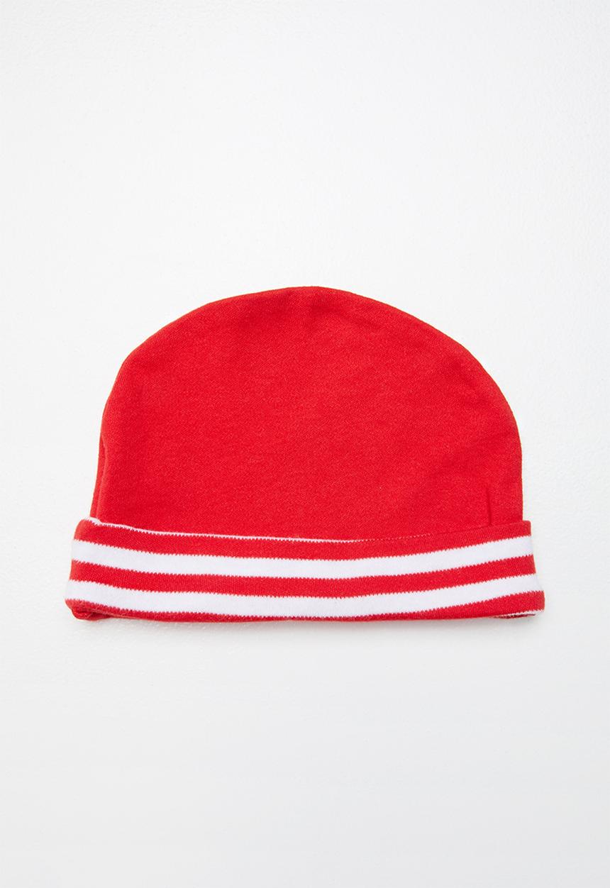 Pop Candy - Baby boys hats - red & white