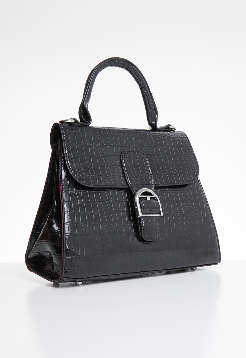Superbalist - Croc detail bag  - black
