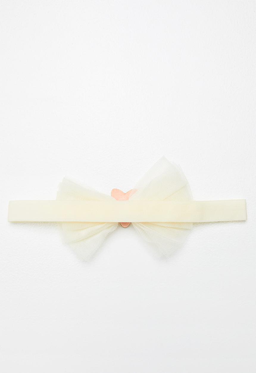Pop Candy - Bow headband - cream & gold