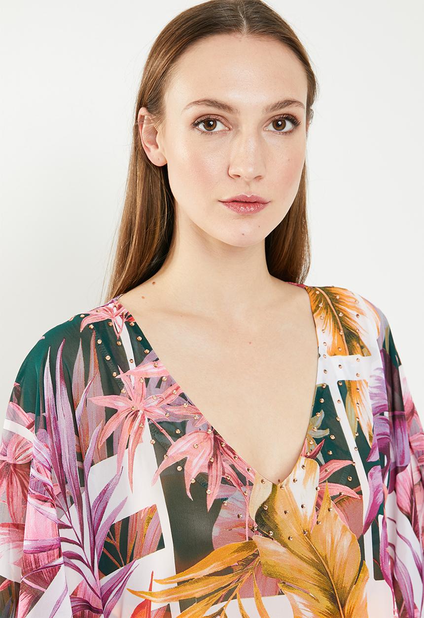 Lithe - Printed kaftan - multi