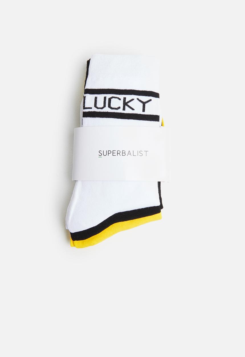 Superbalist - 3-pack lucky socks - multi