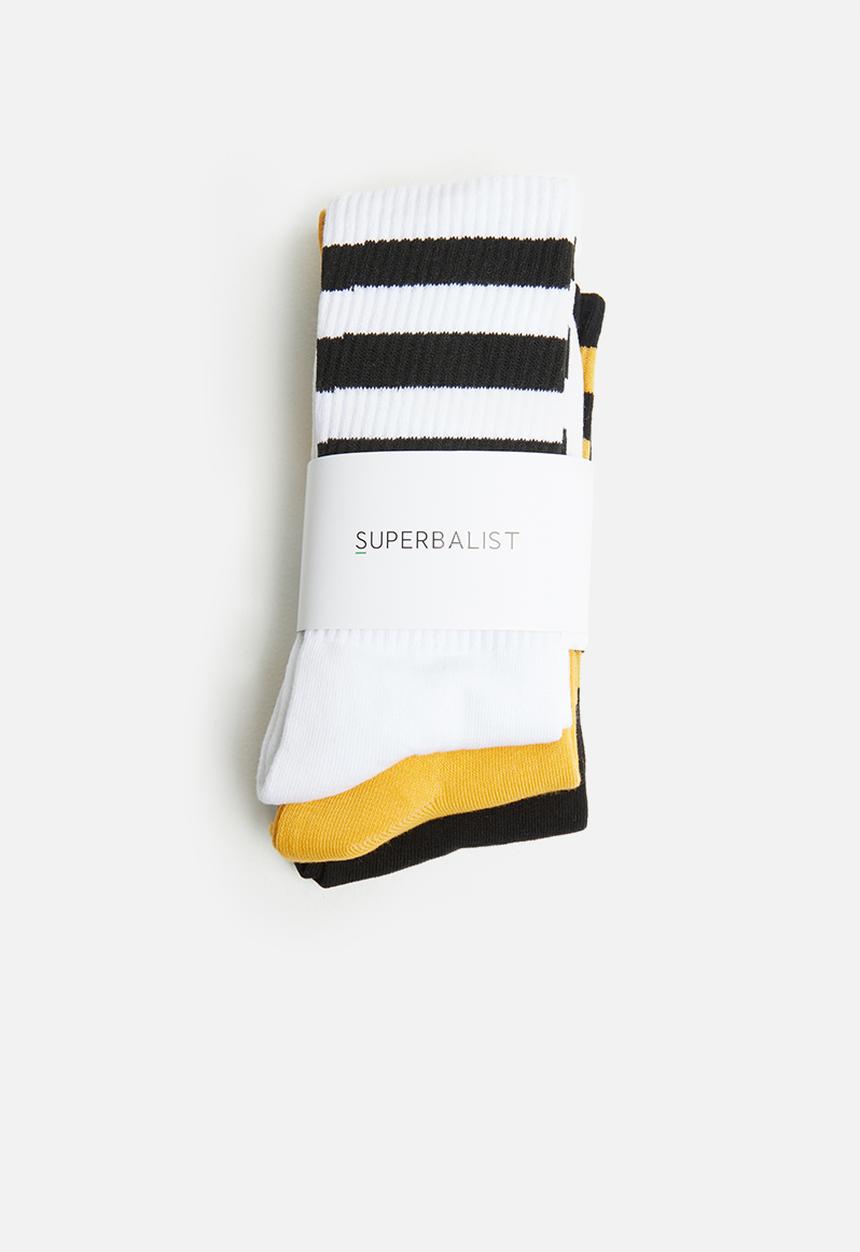 Superbalist - 3-pack bee socks - multi