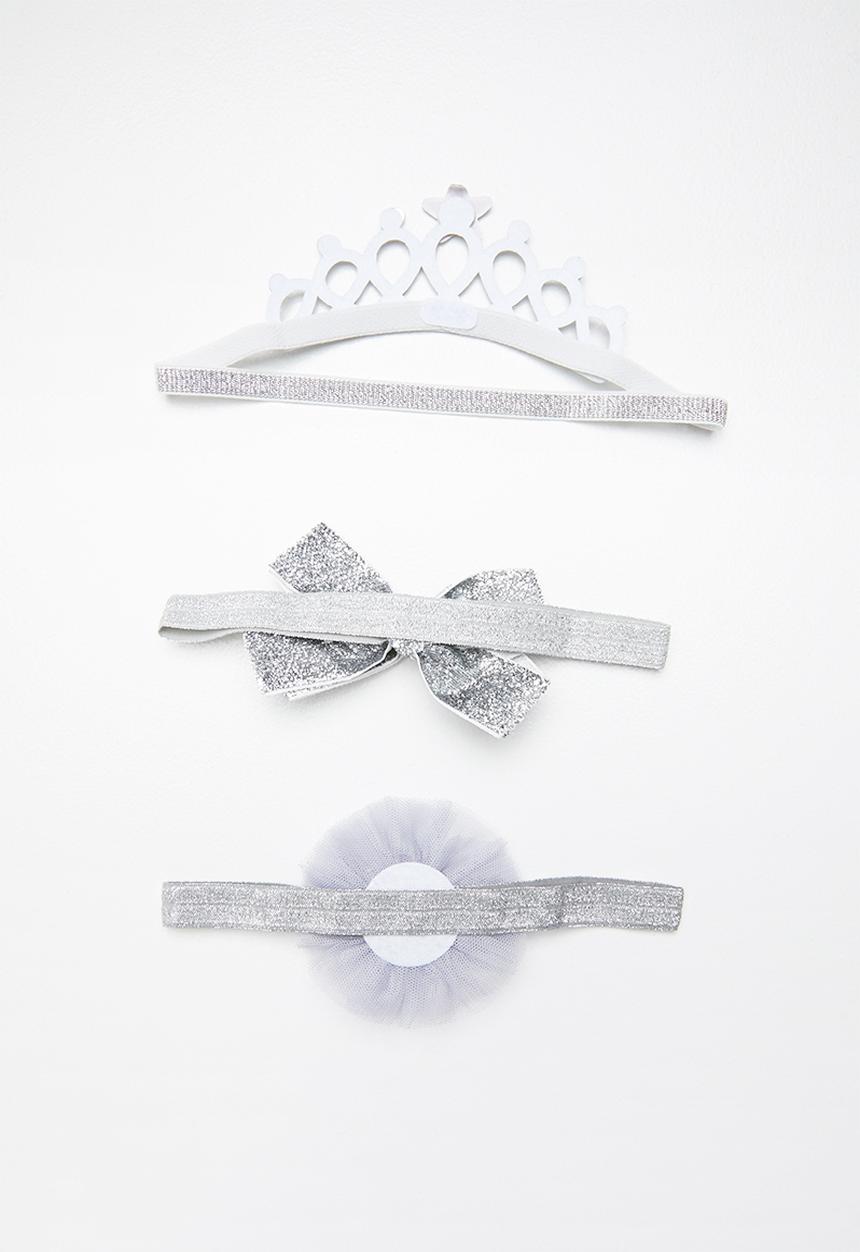 Pop Candy - Hair clip pack - grey & silver