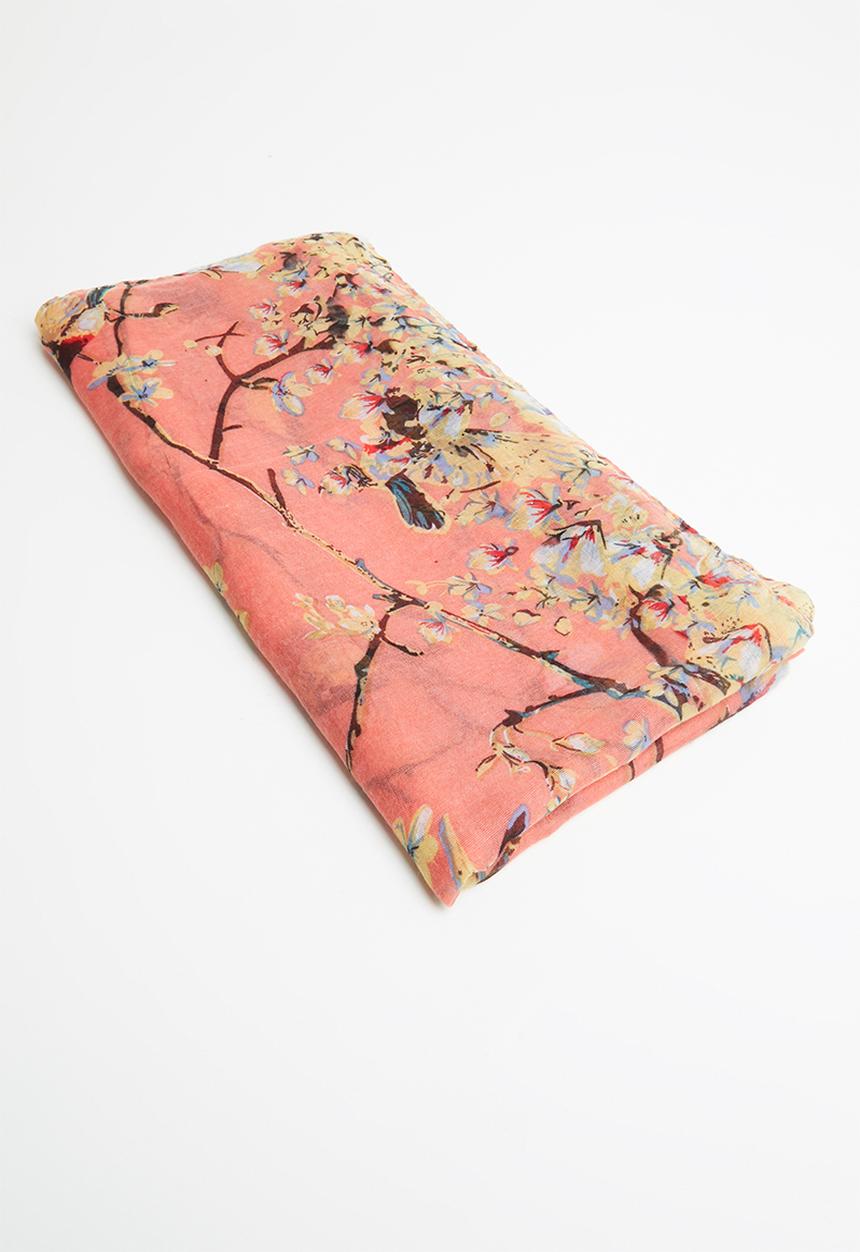 Joy Collectables - Printed scarf - peach