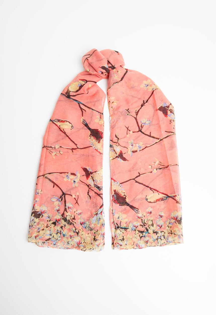 Joy Collectables - Printed scarf - peach