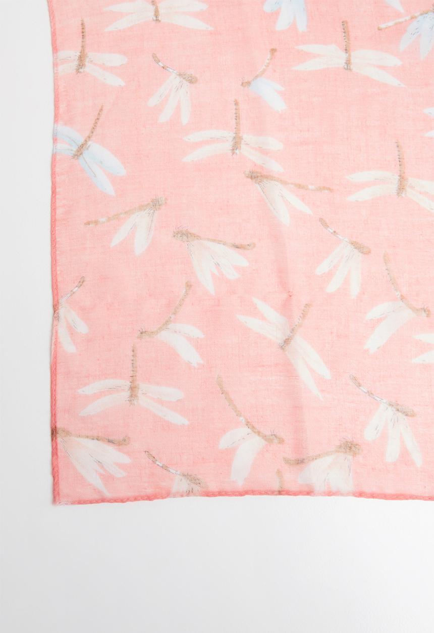Joy Collectables - Printed scarf - peach