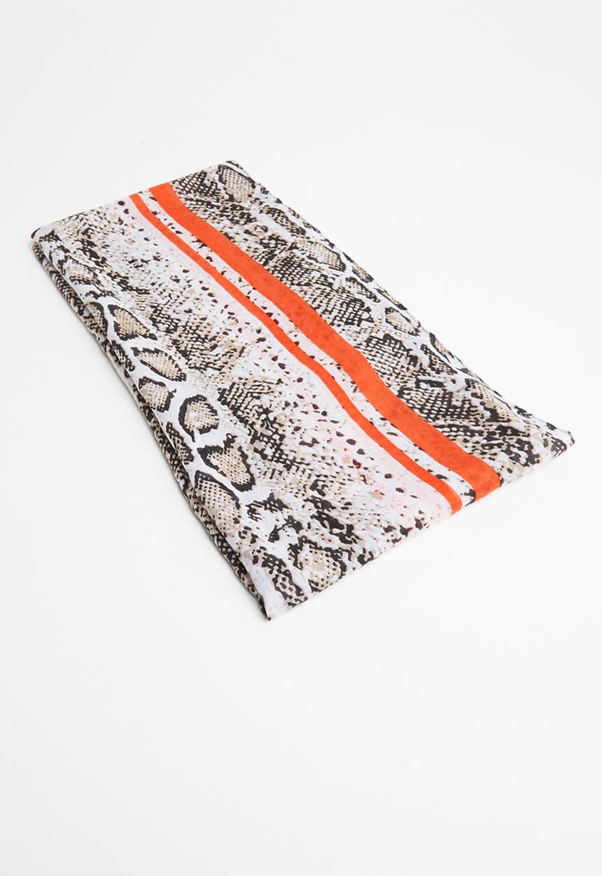 Superbalist - Light weight snakeskin scarf - multi