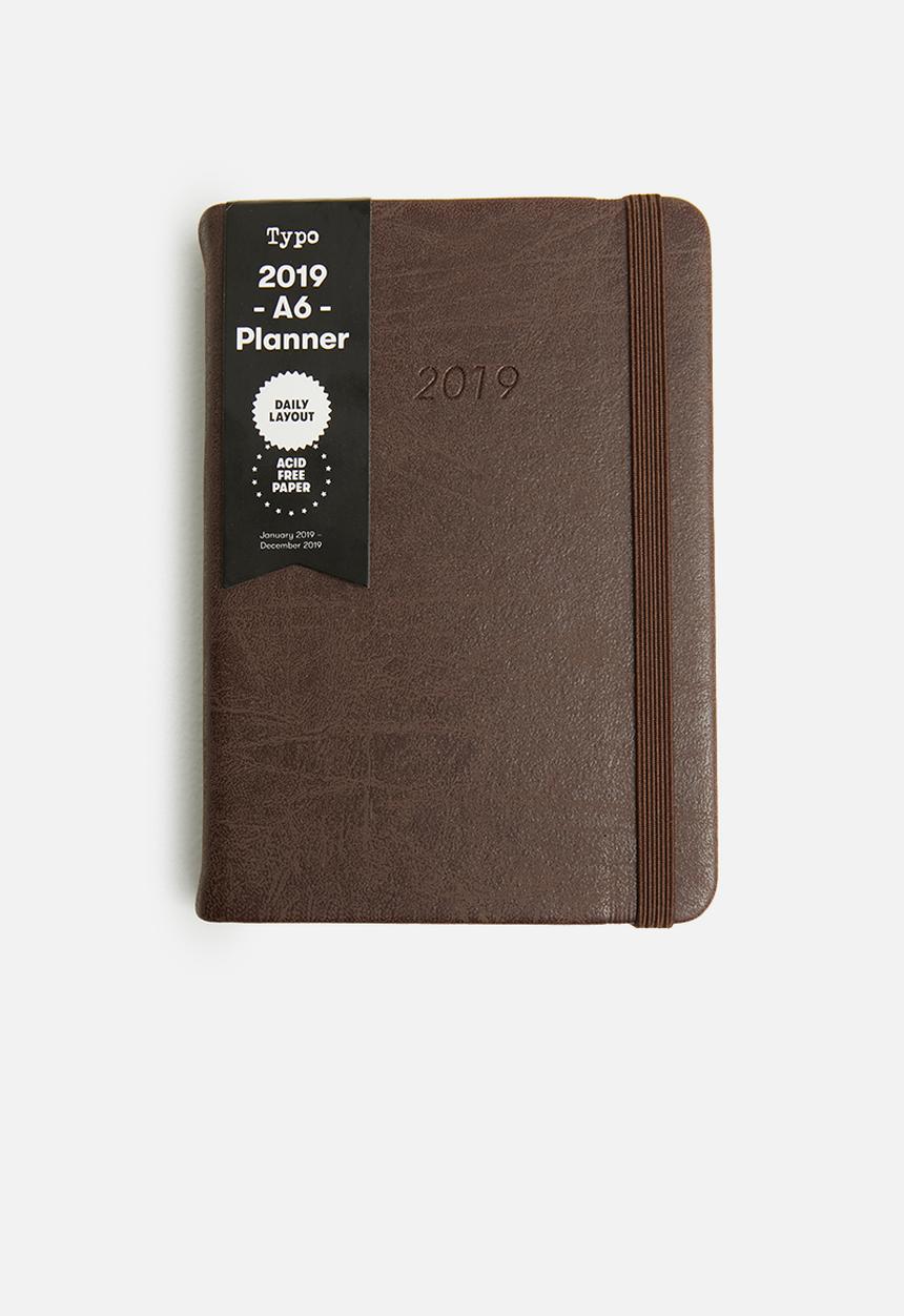 Typo - 2019 A6 daily buffalo diary - brown