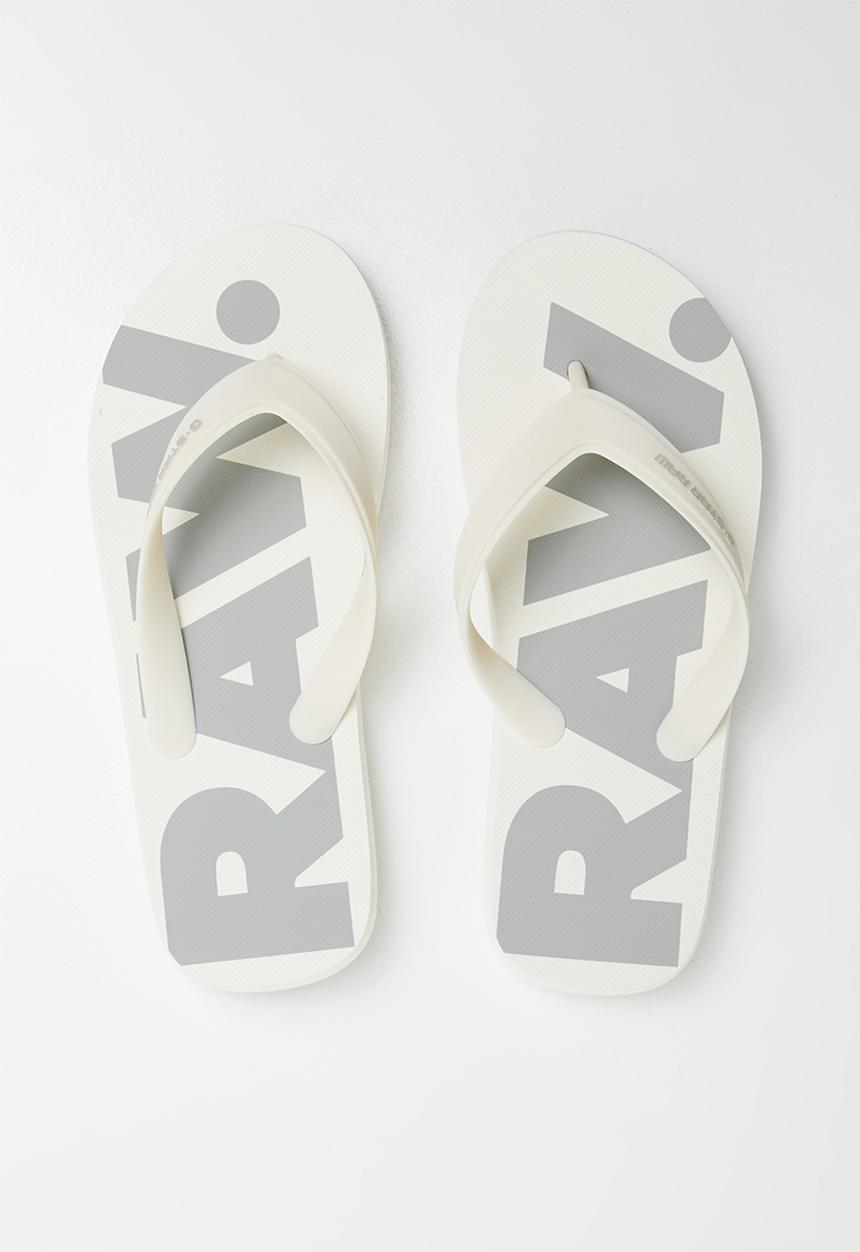 G-STAR - Dend flip flops - white & grey