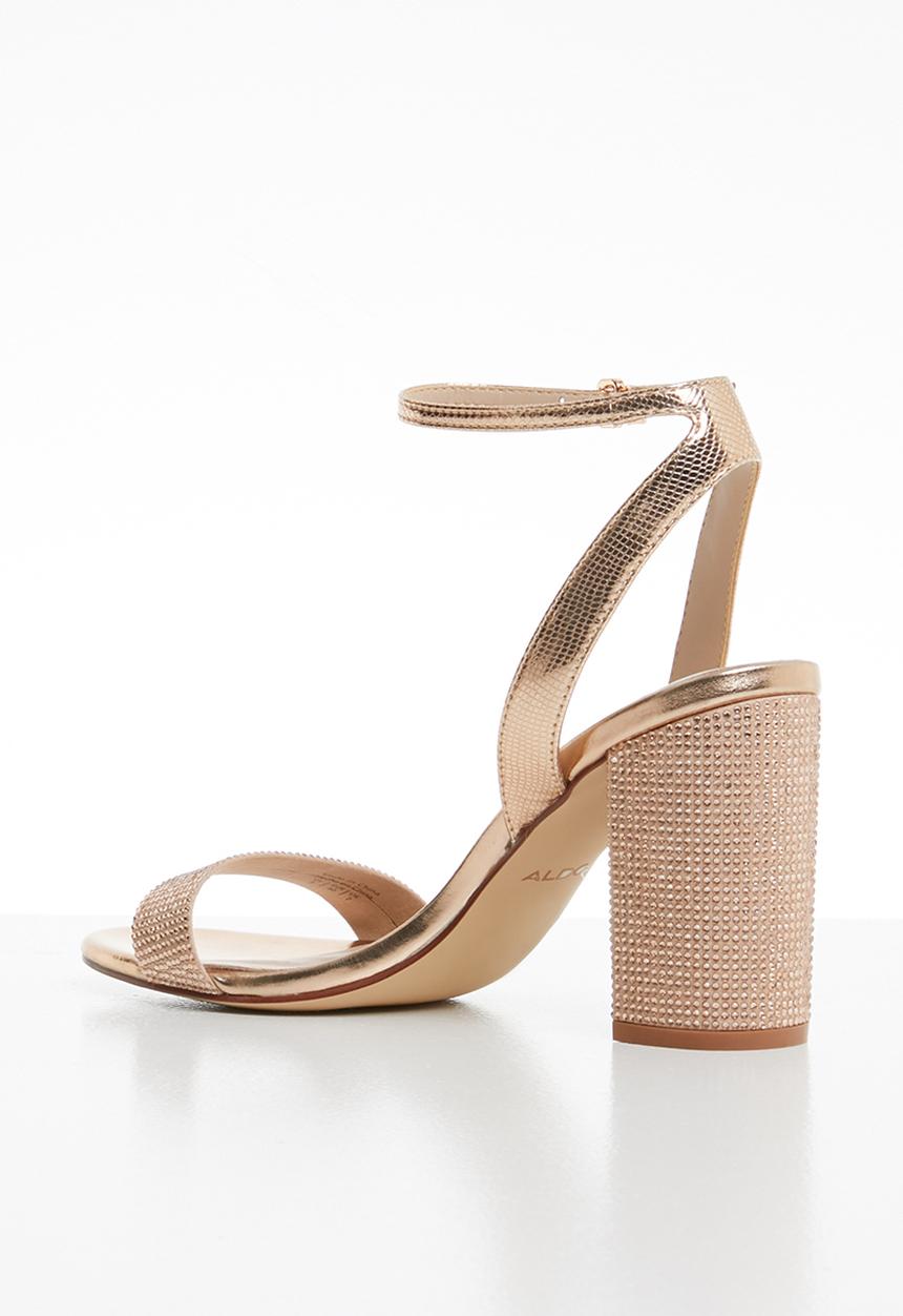 ALDO - Rhinestone embellished heel - pink