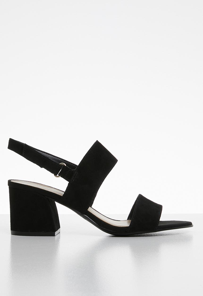ALDO - Arievia suede heel - black