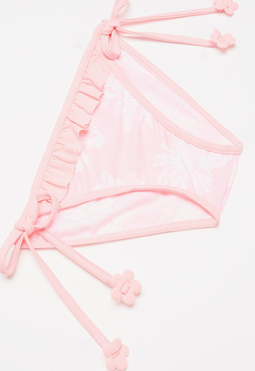 Pop Candy - Printed 2 piece set - pink & white 