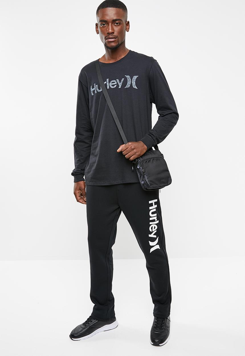 Hurley - Surf check OAO trackpants - black