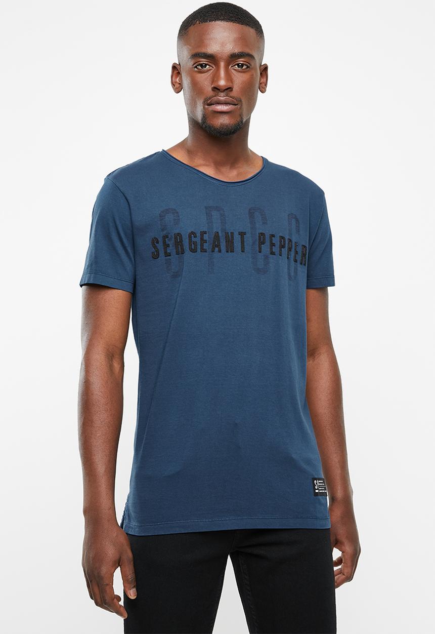 Sergeant Pepper - DNU  - Crew neck tee - blue