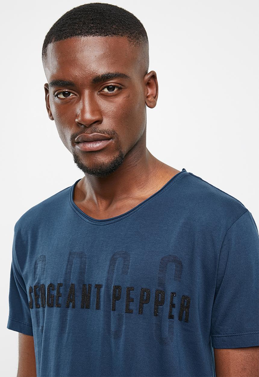 Sergeant Pepper - DNU  - Crew neck tee - blue