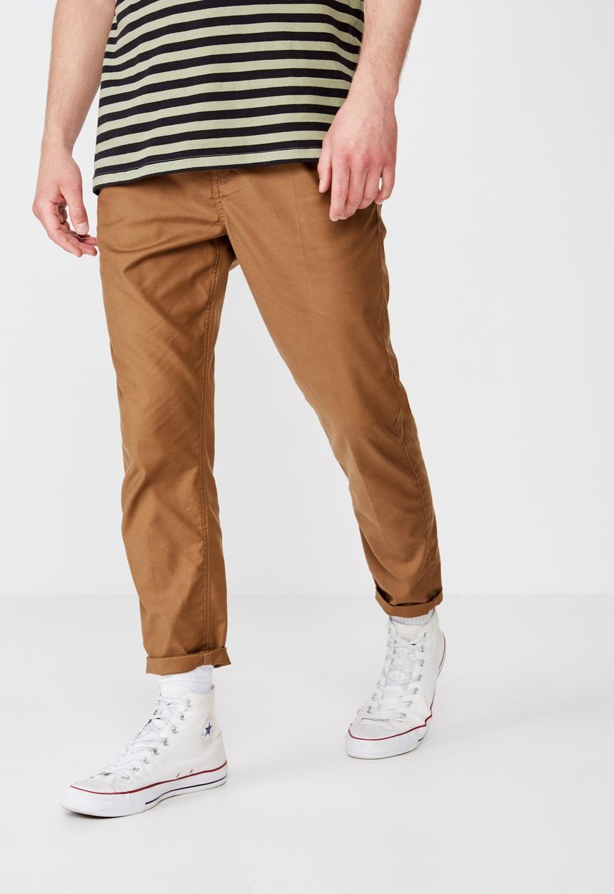 Cotton On - Oxford trouser - tan