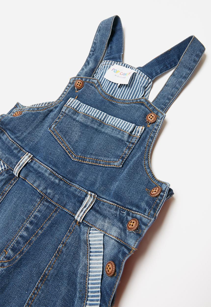 Pop Candy - Denim dungaree - blue